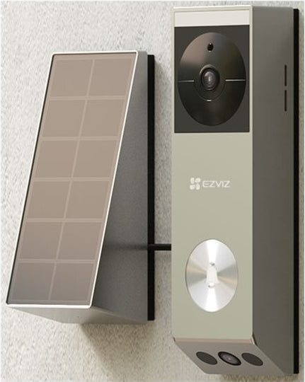 EZVIZ Überwachungskamera – Weitwinkel, Solarpanel, 32 GB Speicher