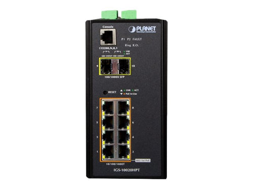 Planet Technology 8-Port Switch – PoE+, für flexible Netzwerke