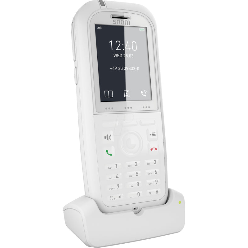 Snom Schnurloses DECT-Handgerät – Antibakteriell, IP65-Schutz