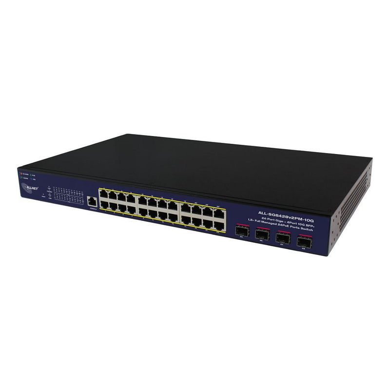 ALLNET 28-Port Netzwerk-Switch – Effiziente Verwaltung für Ihr Büro