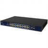 ALLNET 24-Port Gigabit Switch – Lüfterlos, für leise Büros