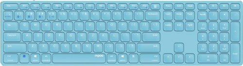 RAPOO Kabellose Tastatur – Blau, für mehrere Geräte