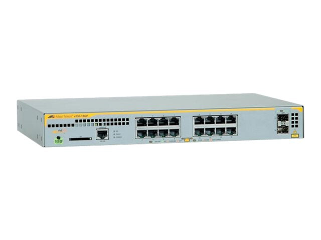 Allied Telesis Netzwerk-Switch – 16 PoE-Ports, 2 SFP-Uplink