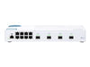 QNAP Netzwerk-Switch – 12 Anschlüsse, leise & effizient
