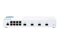 QNAP Netzwerk-Switch – 12 Anschlüsse, leise & effizient