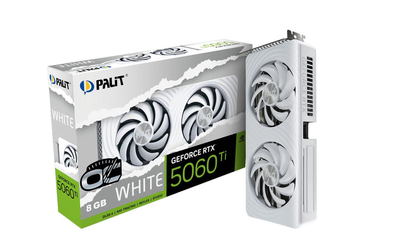 PALIT Grafikkarte – GeForce RTX 5060 Ti, 8 GB für flüssige Grafiken