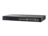 Cisco 26-Port Netzwerk-Switch – 24 Gigabit-Ports, PoE+ Unterstützung