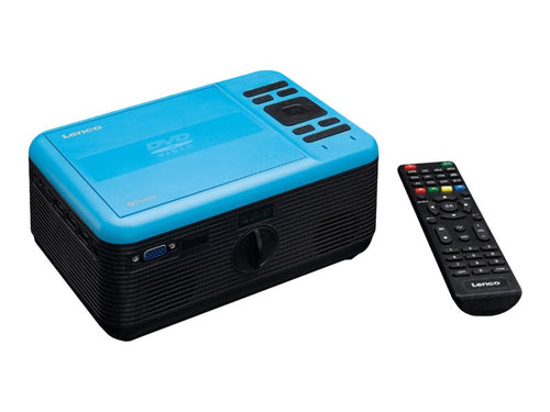LENCO LCD-Projektor – tragbar, integrierter DVD-Player