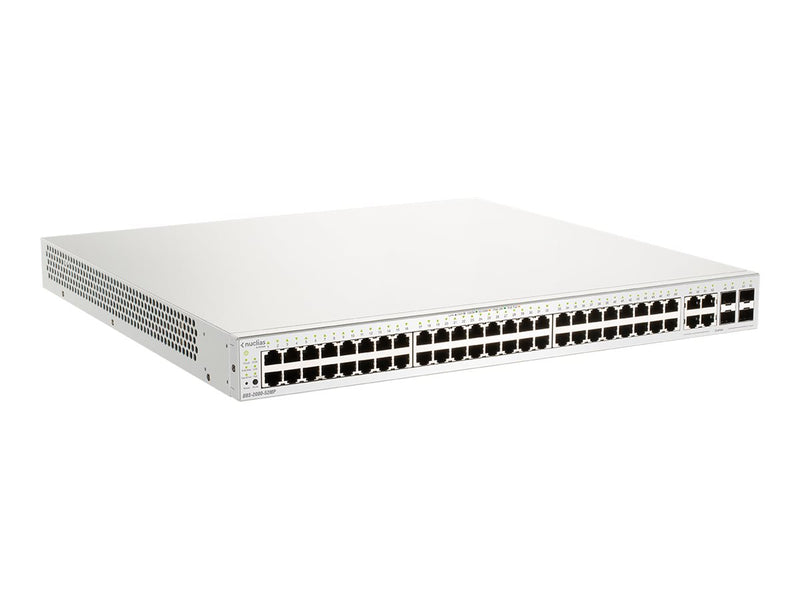 D-Link 52-Port Switch – Cloud-Verwaltung, PoE+ Unterstützung
