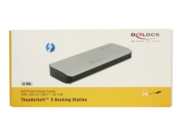 Delock Thunderbolt 3 Dockingstation – 5K-Display, USB & LAN