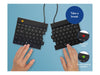 R-GO TOOLS Ergonomische Tastatur – Kabellos, Integrierte Pauseanzeige