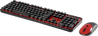 Renkforce Funk-Tastatur und Maus – Retro-Design, kabellos