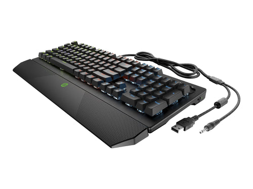 HP Gaming-Tastatur – Beleuchtet & komfortabel für lange Sessions