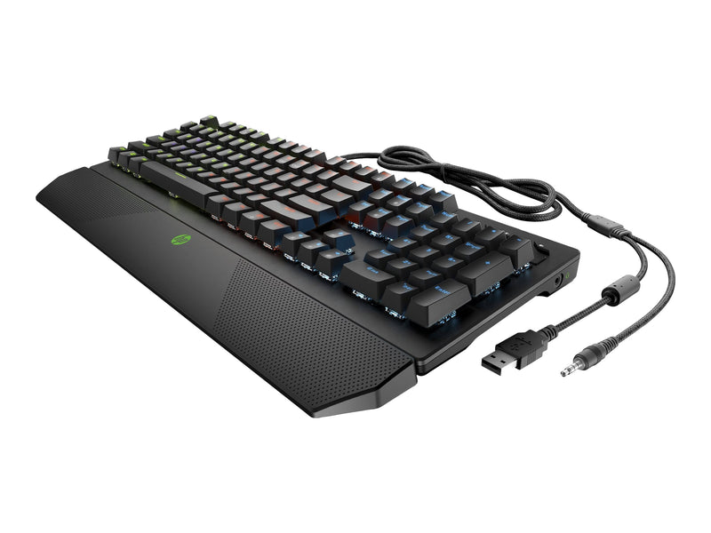 HP Gaming-Tastatur – Beleuchtet & komfortabel für lange Sessions