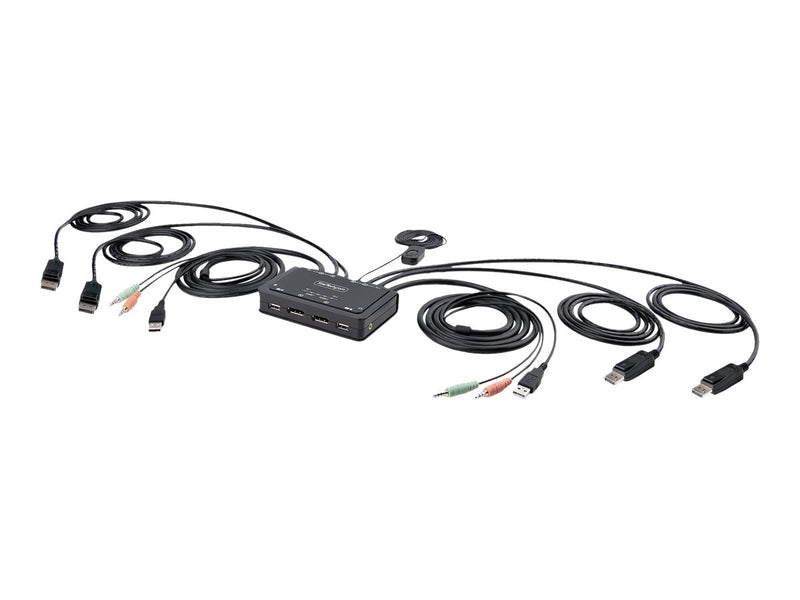 StarTech KVM Switch – 2 Monitore, 4K Unterstützung