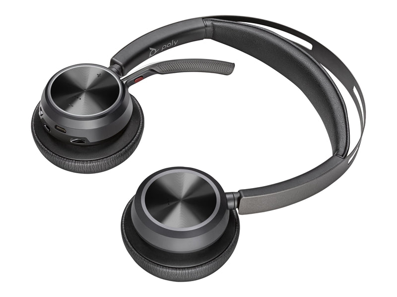 HP Poly Voyager Focus 2 Headset – Bluetooth, USB-A, inkl. Ladestation