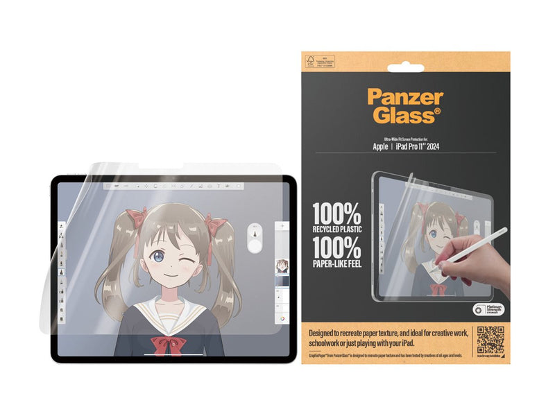 PanzerGlass Displayschutz für iPad Pro 11" – kratzfest, schlagfest