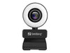 Sandberg Streamer USB Webcam – Full HD, integriertes Mikrofon