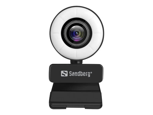 Sandberg Streamer USB Webcam – Full HD, integriertes Mikrofon