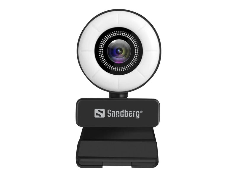Sandberg Streamer USB Webcam – Full HD, integriertes Mikrofon