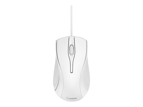 HAMA Optische 3-Tasten-Maus – Einfach, kabelgebunden, USB