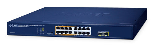 Planet Technology 16-Port Netzwerk-Switch – Gigabit-Geschwindigkeit