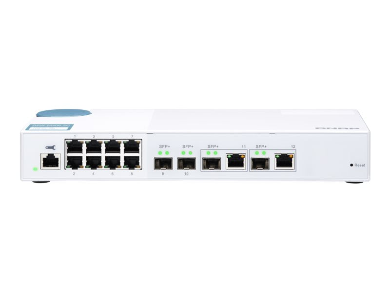 QNAP Netzwerk-Switch – 12 Anschlüsse, 10 Gigabit Ethernet