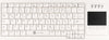 GETT Cleantype Xtra – Tastatur mit Touchpad, USB, weiß