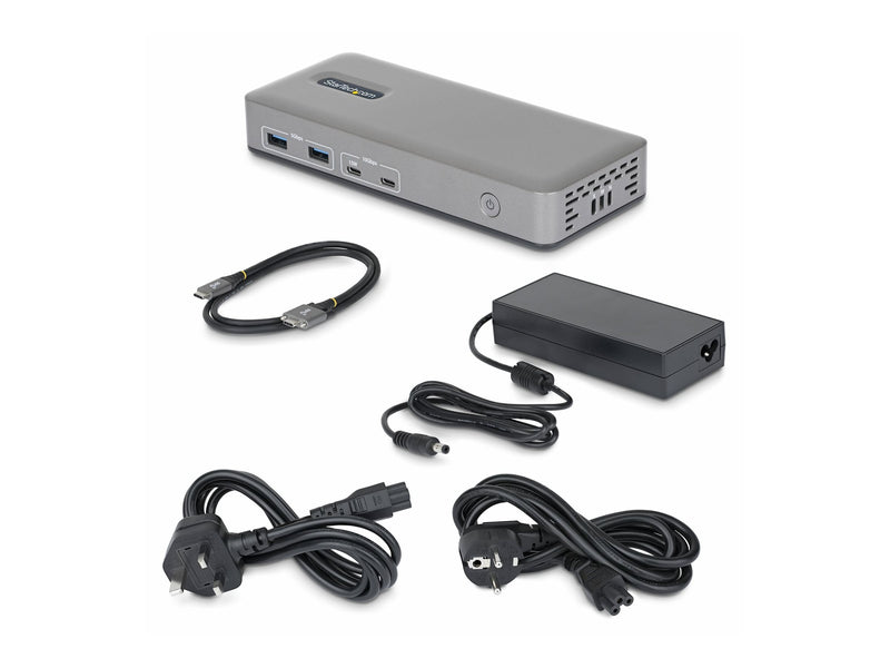 Startech USB-C Dockingstation – Dual 4K HDMI, Laptop-Ladung