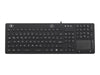 CONRAD Renkforce USB-Tastatur – Spritz- und staubgeschützt, mit Touchpad