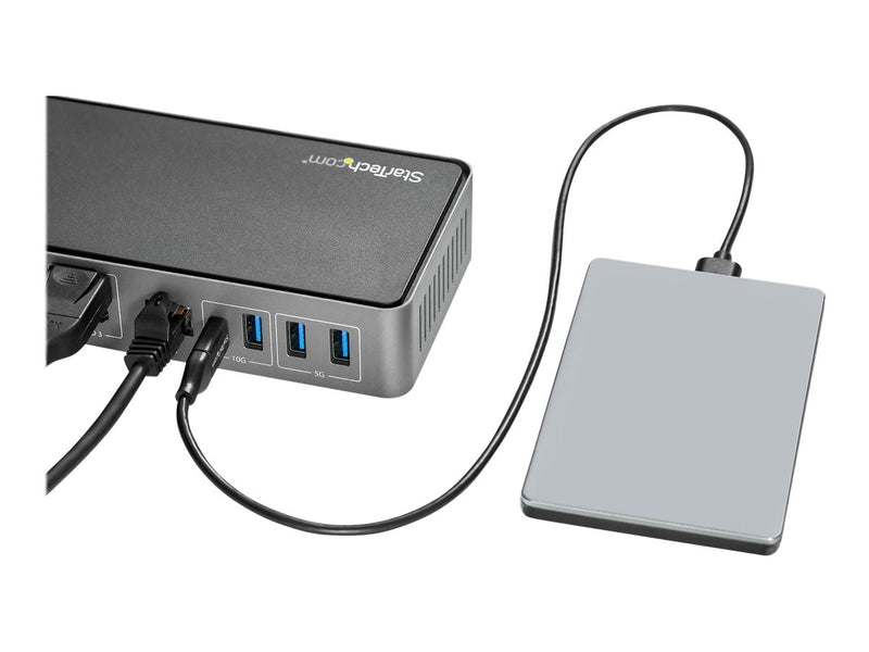 StarTech USB-C & USB-A Dock – 3 Monitore, 4K Unterstützung