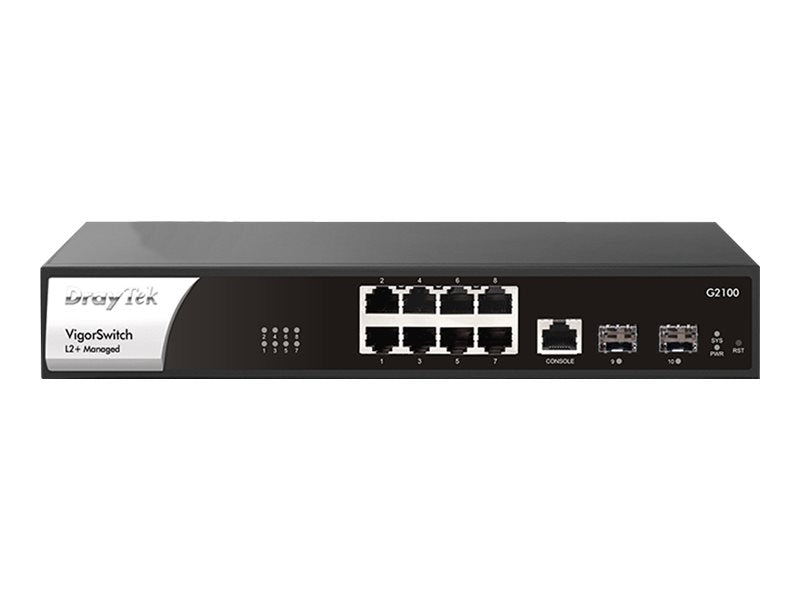 Draytek VigorSwitch – 10-Port Gigabit-Switch, einfache Verwaltung