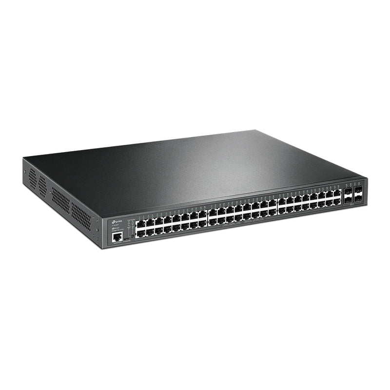 TP-Link 52-Port Gigabit Switch – Für große Netzwerke, PoE+ Unterstützung