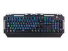 CONCEPTRONIC Gaming-Tastatur – RGB-Beleuchtung, Blaue Schalter