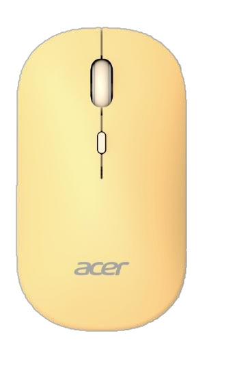 ACER Kabellose Maus – Dual-Modus, 1600 dpi, Gelb