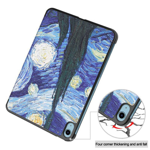 EET Tablet-Hülle für iPad 10. Gen – Auto-Wake, Sternenhimmel-Design