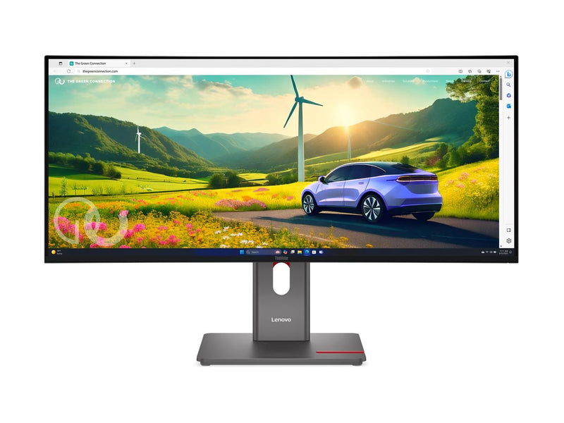 Lenovo ThinkVision 34" Monitor – Gebogenes Display, USB-C-Anschluss