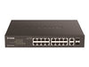 D-LINK Netzwerk-Switch – 16 Ports, PoE+ Unterstützung