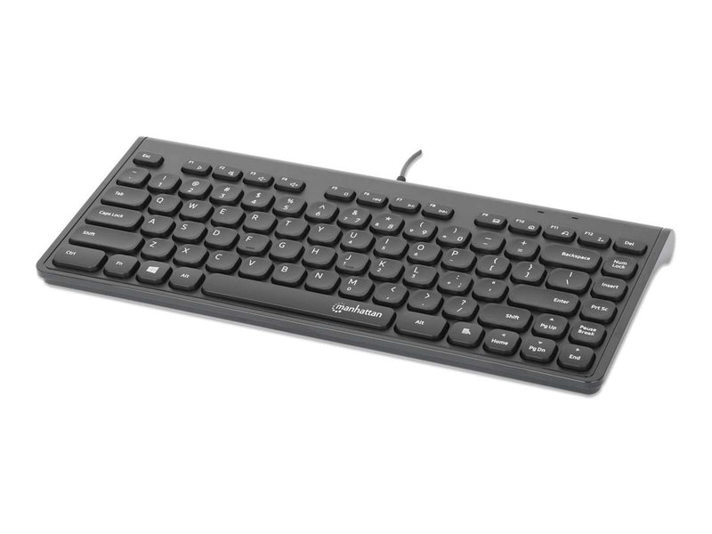 MANHATTAN Slim USB Mini-Tastatur – Kompakt & Praktisch