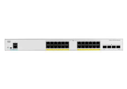 Cisco Netzwerk-Switch – 24 Anschlüsse, PoE+ Unterstützung