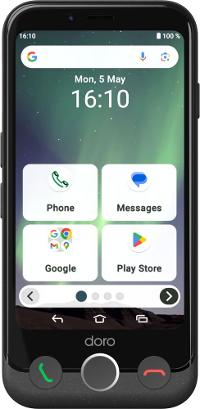 Doro Aurora A10 Smartphone – Einfach zu bedienen, Dual-SIM