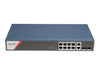 Hikvision 8-Port Smart Switch – Gigabit Ethernet, PoE für einfache Vernetzung