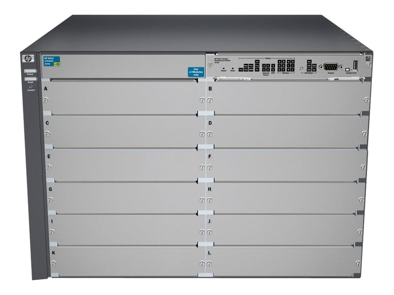 HP Enterprise Switch – 12 Steckplätze, Gigabit Ethernet