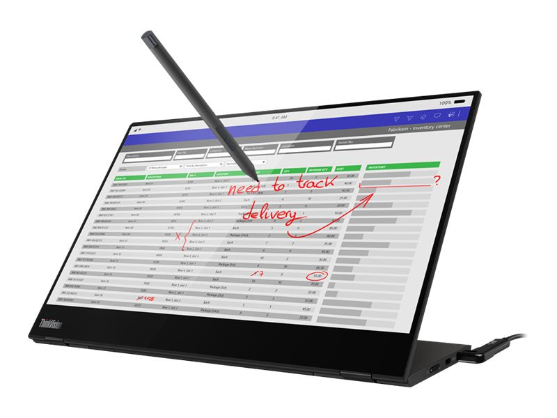 Lenovo ThinkVision M14t – Mobiler Touchscreen, 14" Full HD