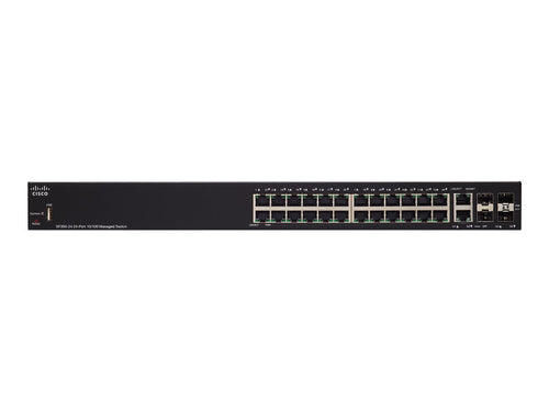 Cisco Netzwerk-Switch – 24 Anschlüsse, Rack-montierbar