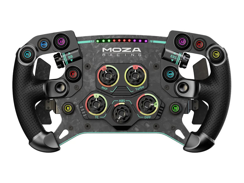 MOZA RACING Lenkrad – Kabellos, 10 Tasten für PC