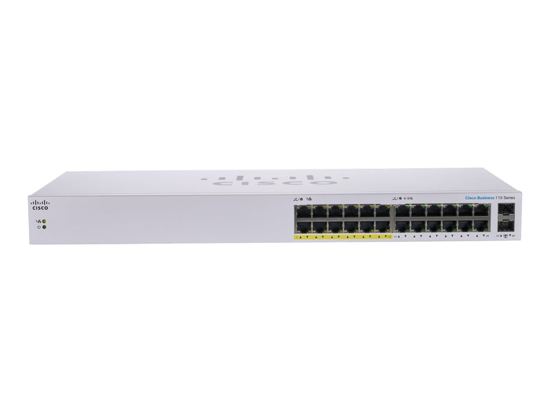 Cisco 24-Port Netzwerk-Switch – Einfaches Plug-and-Play, PoE-Unterstützung