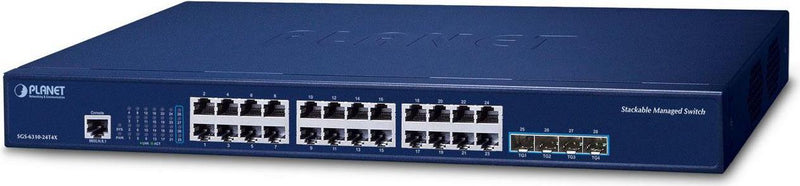 Planet Technology Netzwerk-Switch – 24 Ports, 10G SFP+