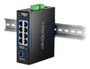 TRENDnet 9-Port Industrie-Switch – Robust, 2.5G und 10G SFP+