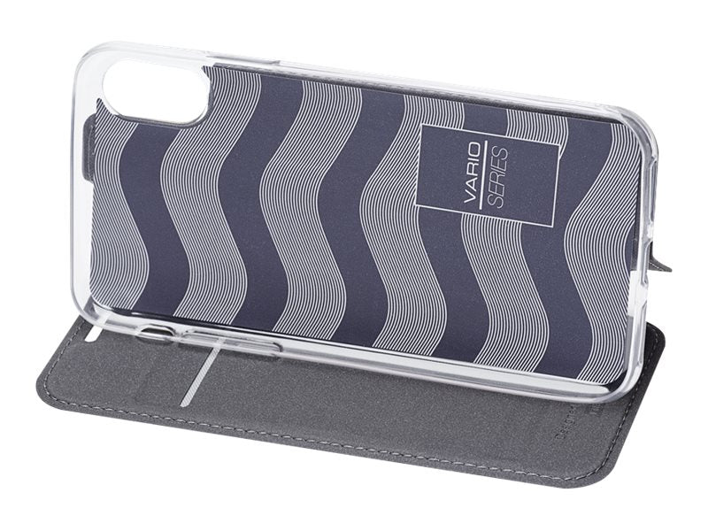 NEVOX Flip-Hülle für iPhone X/XS – Magnetverschluss, Kartenfach
